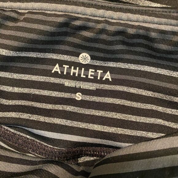 Athleta Colorblock Striped Chaturanga Tights Size S - Picture 5 of 6